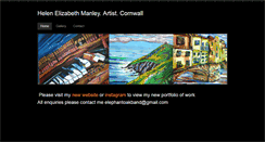 Desktop Screenshot of helenmanleyart.weebly.com