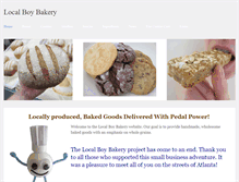 Tablet Screenshot of localboybakery.weebly.com