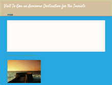 Tablet Screenshot of goa-travel-and-tourism.weebly.com