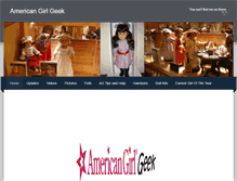 Tablet Screenshot of americangirlgeek.weebly.com