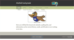 Desktop Screenshot of hubbell2ndgrade.weebly.com