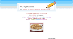 Desktop Screenshot of mrsdianabryant.weebly.com