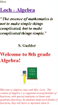 Mobile Screenshot of 1026algebra.weebly.com