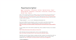 Desktop Screenshot of paperbackwrighter.weebly.com