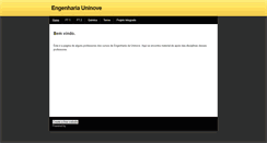 Desktop Screenshot of engenhariauninove.weebly.com