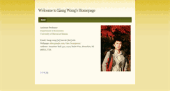 Desktop Screenshot of liangwang.weebly.com