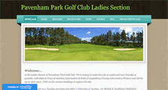 Desktop Screenshot of pavenhamparkgolfclubladies.weebly.com