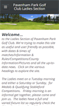 Mobile Screenshot of pavenhamparkgolfclubladies.weebly.com