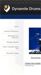 Mobile Screenshot of dynamitedrums.weebly.com