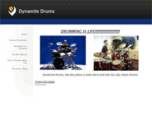Tablet Screenshot of dynamitedrums.weebly.com