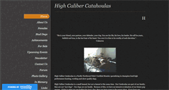 Desktop Screenshot of highcalibercatahoulas.weebly.com