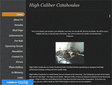 Tablet Screenshot of highcalibercatahoulas.weebly.com
