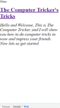 Mobile Screenshot of computertricker.weebly.com