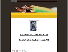 Tablet Screenshot of davidsonelectrician.weebly.com