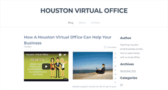 Desktop Screenshot of houstonvirtualoffices.weebly.com