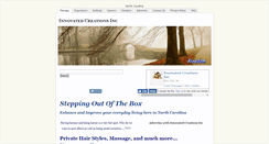 Desktop Screenshot of innovatedcreations.weebly.com