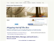 Tablet Screenshot of innovatedcreations.weebly.com
