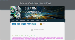 Desktop Screenshot of caribbeanyouthfest.weebly.com