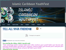 Tablet Screenshot of caribbeanyouthfest.weebly.com