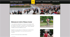 Desktop Screenshot of colinsfitnesscorner.weebly.com
