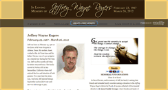 Desktop Screenshot of jeffreywaynerogers.weebly.com