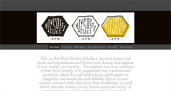 Desktop Screenshot of hivesociety.weebly.com
