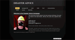 Desktop Screenshot of disasteradvice.weebly.com