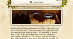 Desktop Screenshot of creativecedar.weebly.com
