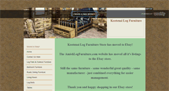 Desktop Screenshot of amishlogfurniture.weebly.com