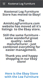 Mobile Screenshot of amishlogfurniture.weebly.com