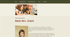 Desktop Screenshot of mrsgrantsecondgrade.weebly.com