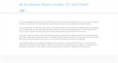 Desktop Screenshot of airconditionrepair1.weebly.com
