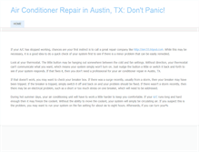 Tablet Screenshot of airconditionrepair1.weebly.com