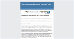 Desktop Screenshot of makingmoneyonlinewithtargetedtraffic.weebly.com