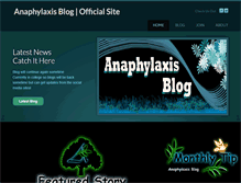 Tablet Screenshot of anaphylaxisblog.weebly.com