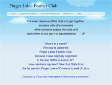 Tablet Screenshot of fingerlakesfeatherclub.weebly.com