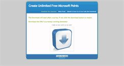 Desktop Screenshot of createmicrosoftpoints.weebly.com