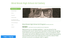 Desktop Screenshot of blindbrookart.weebly.com