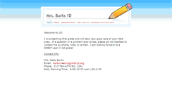Desktop Screenshot of mrsburks1d.weebly.com