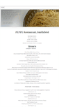 Mobile Screenshot of pepperestaurant.weebly.com