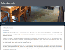 Tablet Screenshot of polishedconcrete1.weebly.com