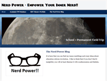 Tablet Screenshot of nerd-power.weebly.com