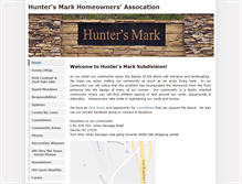 Tablet Screenshot of huntersmark.weebly.com