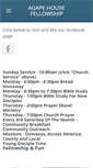 Mobile Screenshot of agapehouse.weebly.com