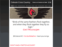 Tablet Screenshot of coleraincrosscountry.weebly.com