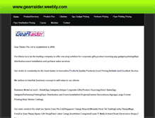 Tablet Screenshot of gearraider.weebly.com
