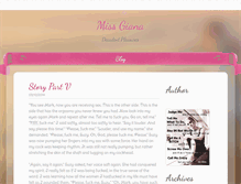 Tablet Screenshot of missgiana.weebly.com