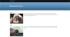 Desktop Screenshot of hermit-crabs.weebly.com