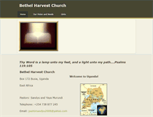 Tablet Screenshot of bethelharvestchurch.weebly.com