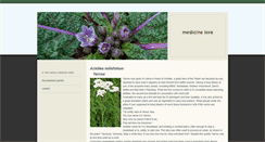 Desktop Screenshot of medicinelore.weebly.com